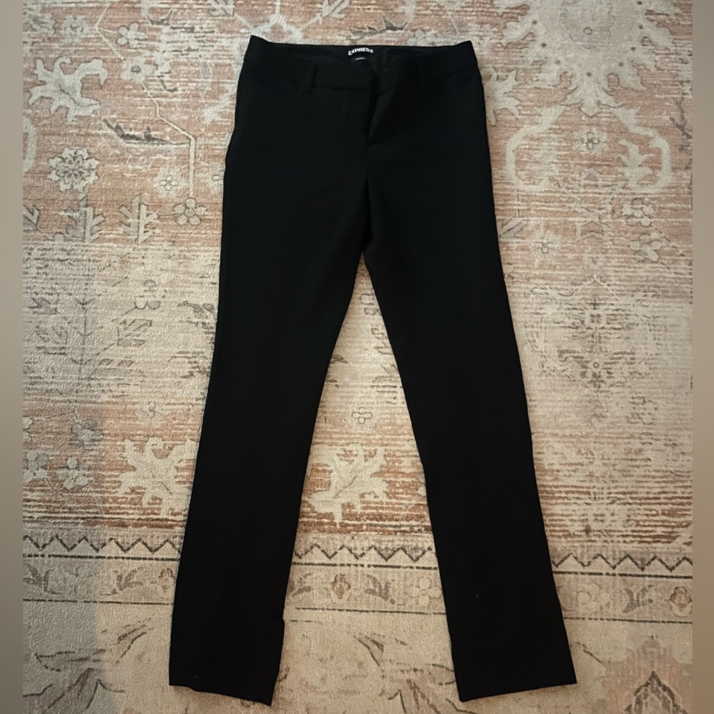 Express Black Columnist Trousers